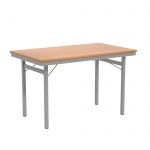 Klapptisch, 120x70 cm (B/T), 72 cm hoch, 4-Fuß, 